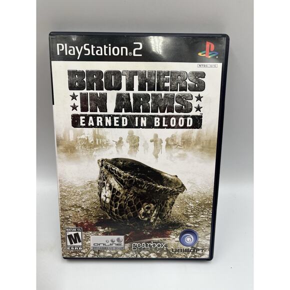 Brothers In Arms Earned In Blood Sony Playstation 2 PS2 Game Tested & Complete - Picture 1 of 7